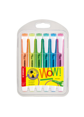 Evidenziatore Swing Cool Stabilo - 1-4 mm - 275/6-3 (Assortiti Fluo Conf. 6)