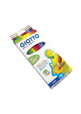 Pastelli Giotto Stilnovo Fila - 3,3 mm (Assortiti Conf. 12)
