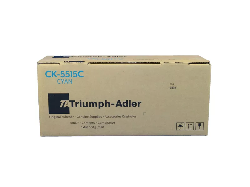 Toner Originale Utax CK-5515C U1T02ZLCUT0 (Ciano 9000 pagine)