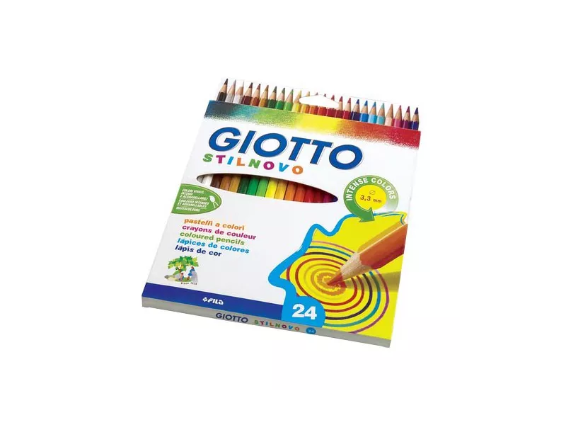 Pastelli Giotto Stilnovo Fila - 3,3 mm (Assortiti Conf. 24)