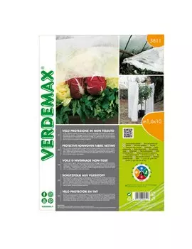 Velo di Protezione per Piante Verdemax - 1,6x10 m - 17 g - 5811 (Bianco)