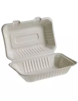 Vaschetta Take Away Bio Leone - Sandwich - 23x15 cm - Q2023 (Bianco Conf. 50)