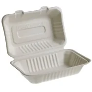 Vaschetta Take Away Bio Leone - Sandwich - 23x15 cm - Q2023 (Bianco Conf. 50)