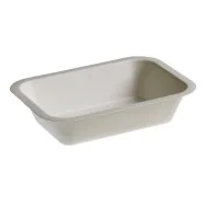 Vaschetta Take Away Bio Leone - Chips - 17x12 cm - Q2024 (Bianco Conf. 50)