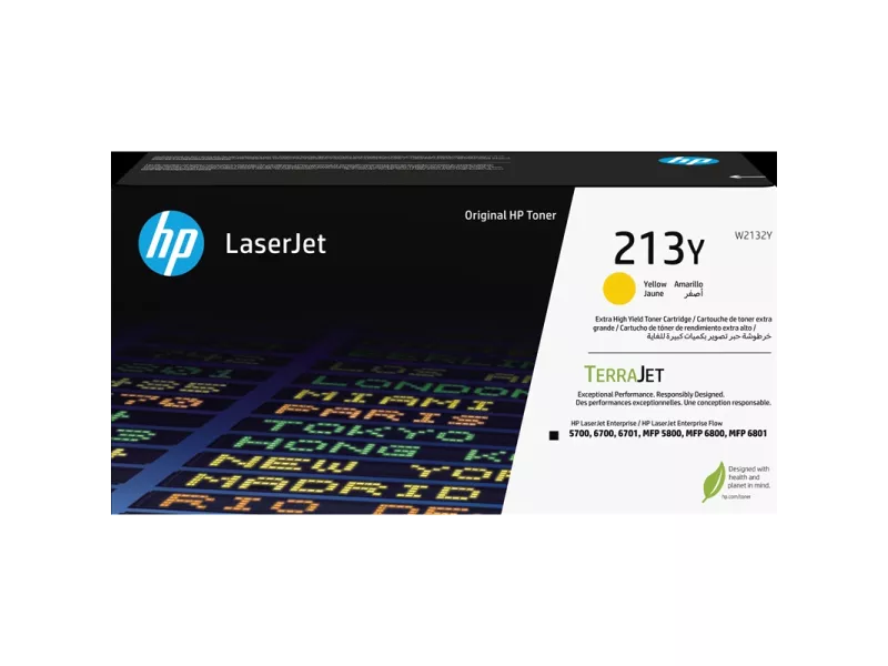 Toner Originale HP W2132Y 213Y (Giallo 12000 pagine)