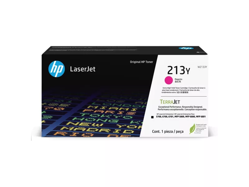 Toner Originale HP W2133Y 213Y (Magenta 12000 pagine)