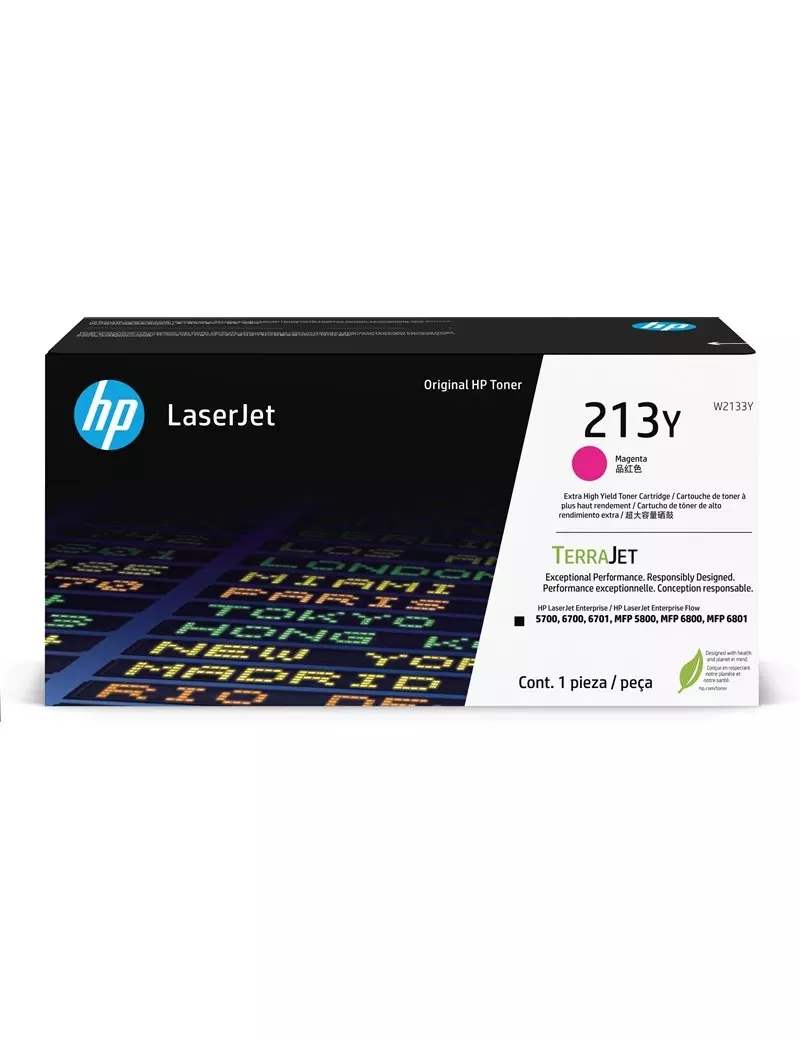 Toner Originale HP W2133Y 213Y (Magenta 12000 pagine) Toner Originale HP W2133Y 213Y (Magenta 12000 pagine)