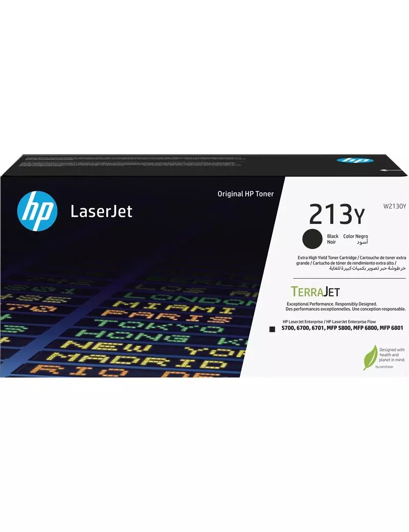 Toner Originale HP W2130Y 213Y (Nero 18000 pagine) Toner Originale HP W2130Y 213Y (Nero 18000 pagine)