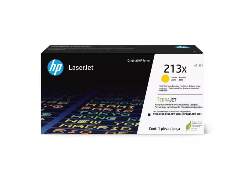 Toner Originale HP W2132X 213X (Giallo 6000 pagine)