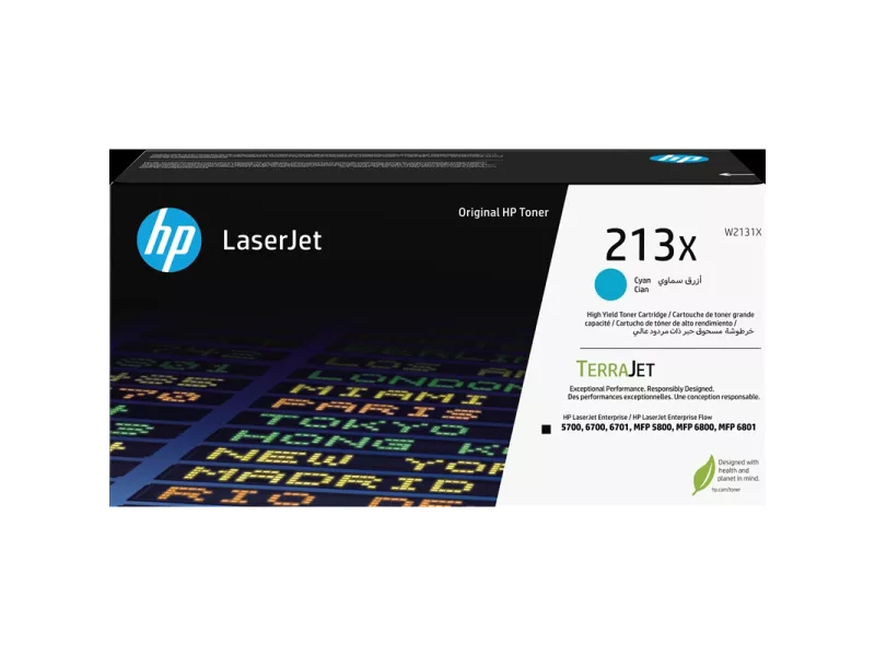 Toner Originale HP W2131X 213X (Ciano 6000 pagine)