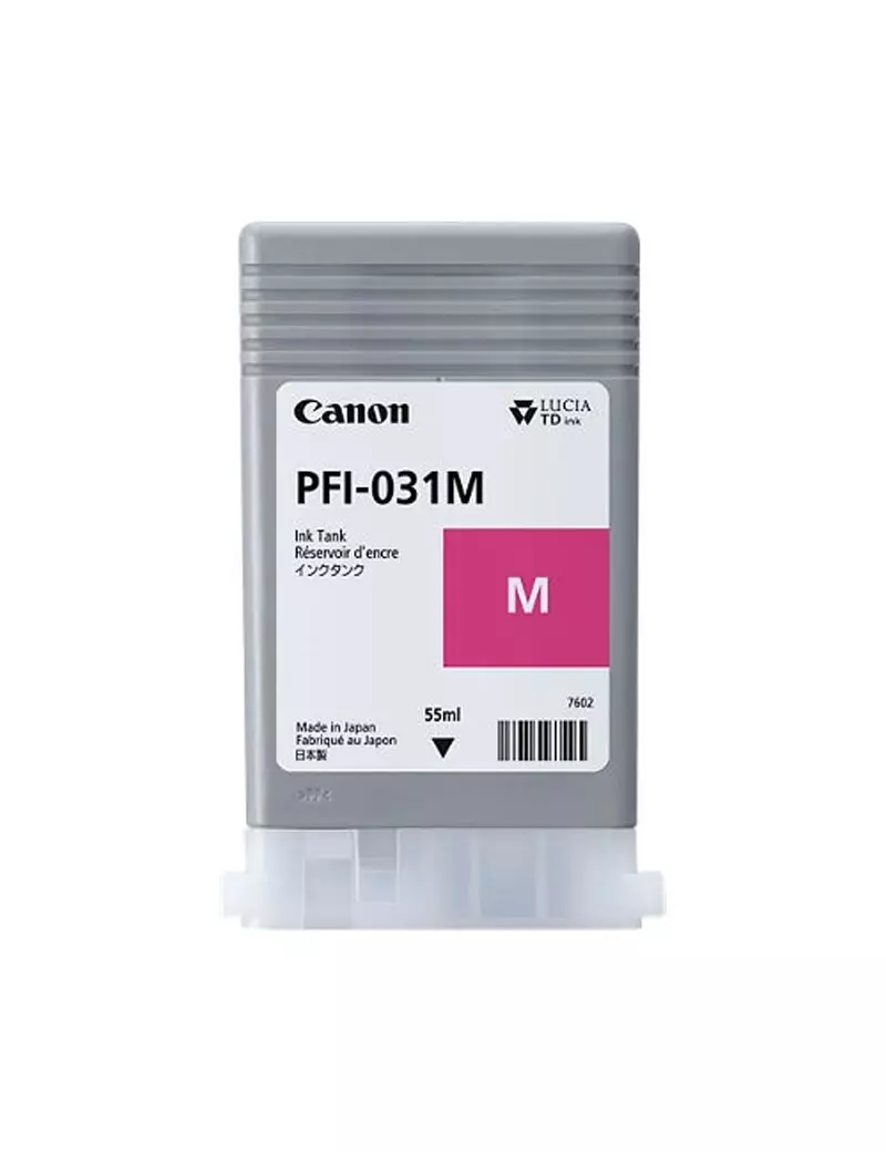 Cartuccia Originale Canon PFI-031m 6265C001 (Magenta 55 ml) Cartuccia Originale Canon PFI-031m 6265C001 (Magenta 55 ml)