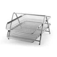 Vaschetta Portacorrispondenza in Rete Metallica Lebez - 80442S (Argento)