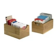 Vaschetta Portabustine in Bamboo Leone - 7x11x5,5 cm - S0079 (Naturale Conf. 6)