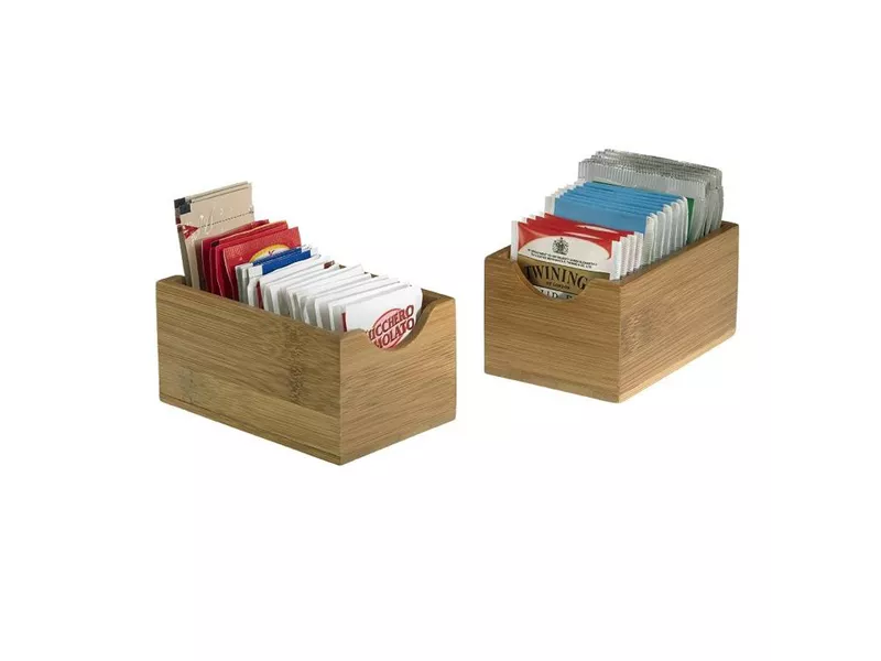 Vaschetta Portabustine in Bamboo Leone - 7x11x5,5 cm - S0079 (Naturale Conf. 6)