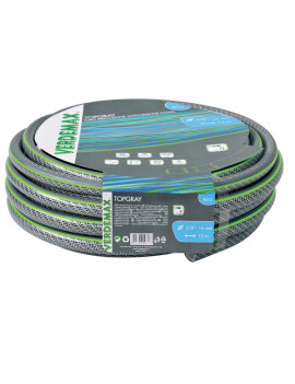 Tubo per Irrigazione TopGray 5 Verdemax - 5/8 Pollici - 15 m - 9613 (Grigio e Verde)