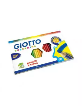 Pastelli Supermina Giotto Fila - 3,8 mm (Assortiti Conf. 36)