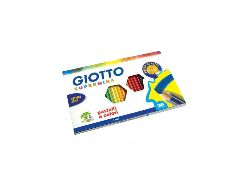 Pastelli Supermina Giotto Fila - 3,8 mm (Assortiti Conf. 36)
