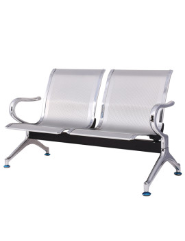 Panca da Attesa Serena Group - 2 Posti - Acciaio - SJ820G-2 (Grigio)