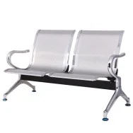 Panca da Attesa Serena Group - 2 Posti - Acciaio - SJ820G-2 (Grigio)