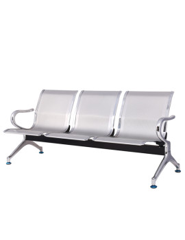 Panca da Attesa Serena Group - 3 Posti - Acciaio - SJ820G-3 (Grigio)