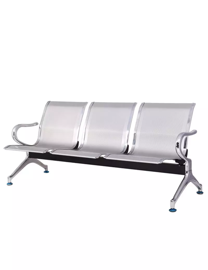 Panca da Attesa Serena Group - 3 Posti - Acciaio - SJ820G-3 (Grigio) Panca da Attesa Serena Group - 3 Posti - Acciaio - SJ820G-3 (Grigio)