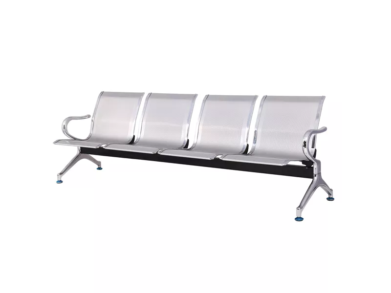 Panca da Attesa Serena Group - 4 Posti - Acciaio - SJ820G-4 (Grigio)
