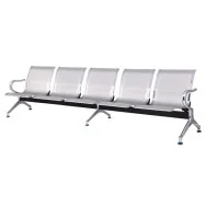 Panca da Attesa Serena Group - 5 Posti - Acciaio - SJ820G-5 (Grigio)