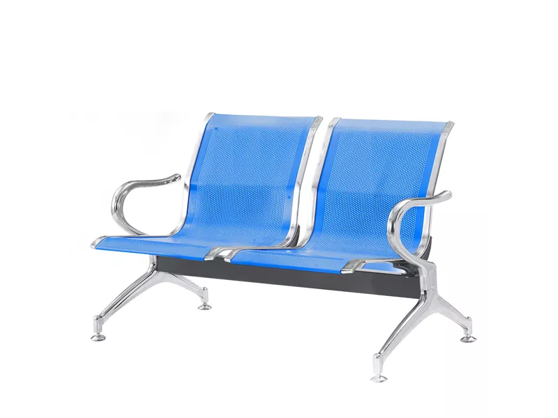 Panca da Attesa Serena Group - 2 Posti - Acciaio - SJ830B-2 (Blu)
