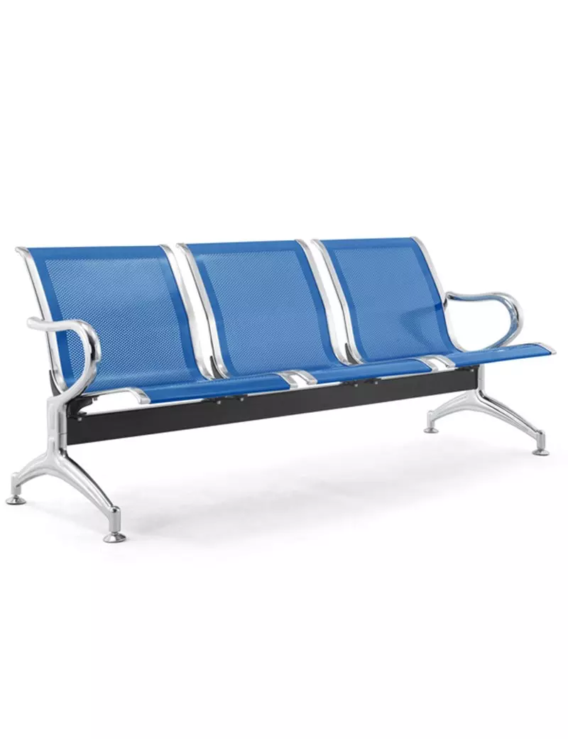 Panca da Attesa Serena Group - 3 Posti - Acciaio - SJ830B-3 (Blu) Panca da Attesa Serena Group - 3 Posti - Acciaio - SJ830B-3 (Blu)