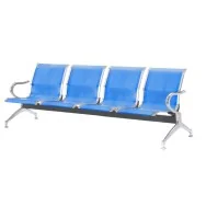 Panca da Attesa Serena Group - 4 Posti - Acciaio - SJ830B-4 (Blu)
