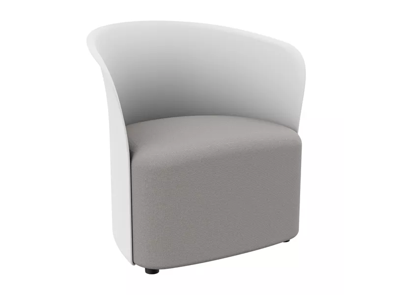 Poltrona Crown Paperflow - K700512 (Bianco)