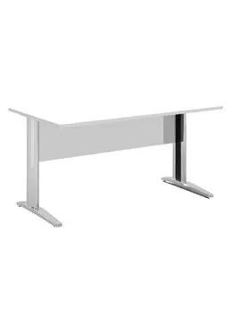 Scrivania Lineare Easy Metal Artexport - 160x80 cm - 003K2-AR_3 (Bianco)