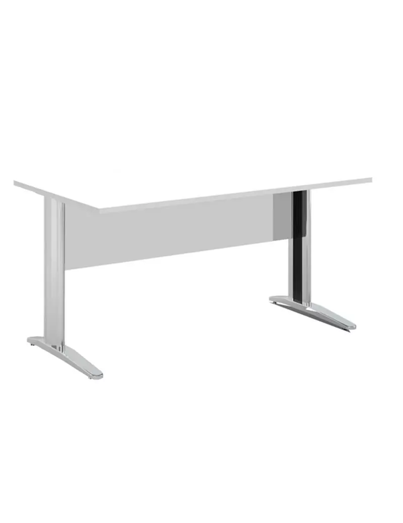 Scrivania Lineare Easy Metal Artexport - 160x80 cm - 003K2-AR_3 (Bianco) Scrivania Lineare Easy Metal Artexport - 160x80 cm - 003K2-AR_3 (Bianco)