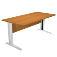 Scrivania Lineare Easy Metal Artexport - 140x80 cm - 002K2-AR_4 (Noce Chiaro)