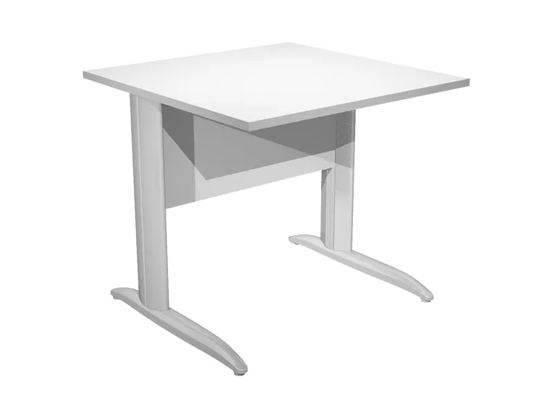 Scrivania Lineare Easy Metal Artexport - 80x80 cm - 001K2-AR_3 (Bianco)