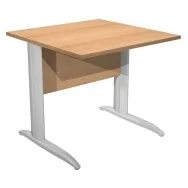 Scrivania Lineare Easy Metal Artexport - 80x80 cm - 001K2-AR_6 (Faggio)