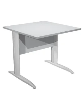 Scrivania Lineare Easy Metal Artexport - 80x80 cm - 001K2-AR_9 (Grigio)