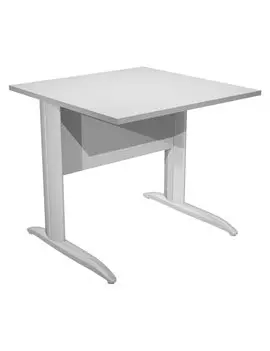 Scrivania Lineare Easy Metal Artexport - 80x80 cm - 001K2-AR_9 (Grigio)