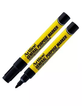 Marcatore Permanente General Purpose Artline - Punta Tonda - 1,5 mm - A GPM/N (Nero)