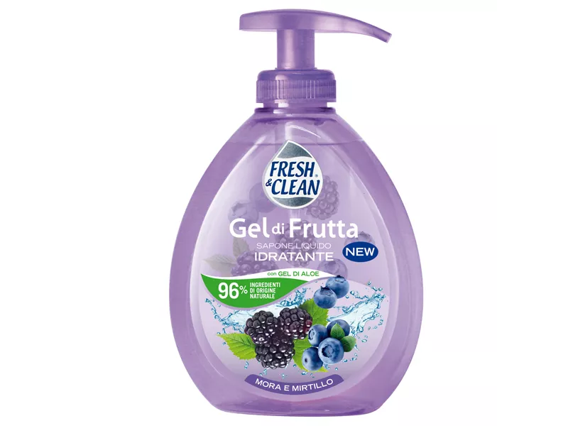Sapone Gel Liquido Fresh&Clean - 7-1197 (Mora e Mirtillo 300 ml)