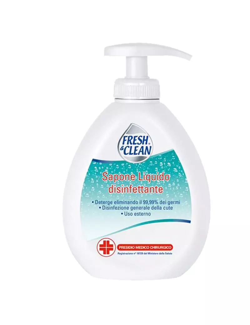 Sapone Liquido Disinfettante Fresh&Clean - 06-0245 - 300 ml