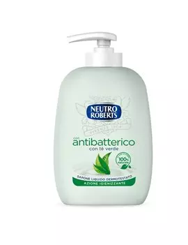 Sapone Liquido Antibatterico con Tè Verde Neutro Roberts - 200 ml - R908762 (Conf. 12)