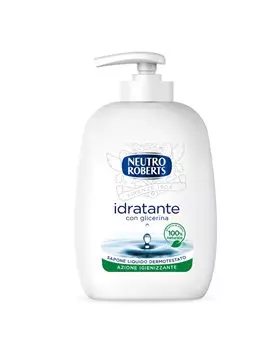 Sapone Liquido Idratante con Glicerina Neutro Roberts - 200 ml - R908754 (Conf. 12)