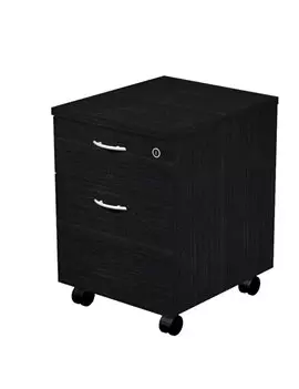 Cassettiera su Ruote Easy Artexport - 1 Cassetto + 1 Classificatore - 41,8x52x59,5 cm - 60022_8 (Nero Venato)