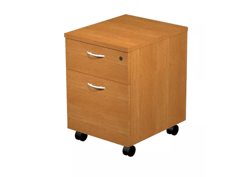 Cassettiera su Ruote Easy Artexport - 1 Cassetto + 1 Classificatore - 41,8x52x59,5 cm - 60022_4 (Noce Chiaro)