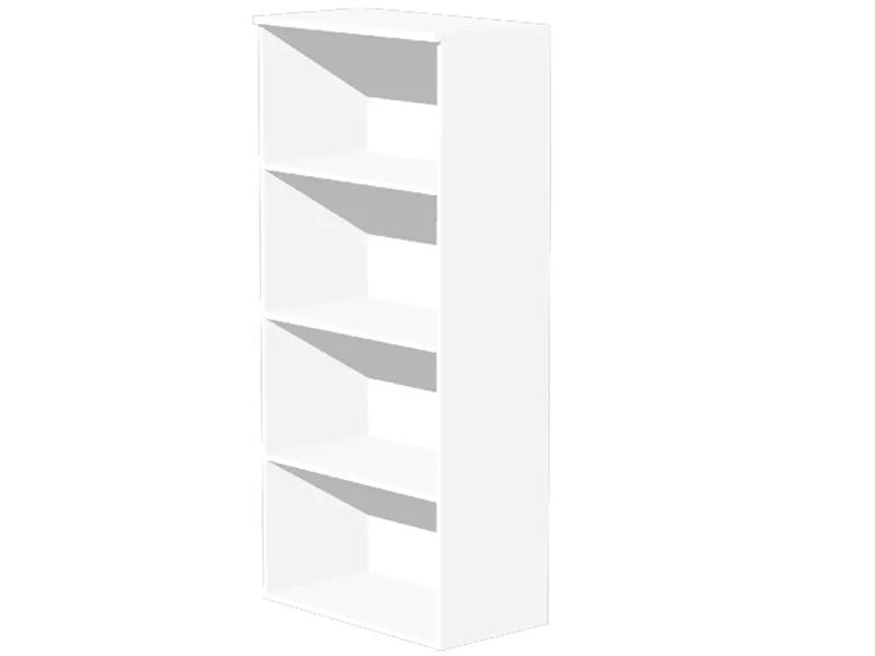 Mobile Alto a Giorno Easy Artexport - 80x35x180 cm - 038+039_3 (Bianco)