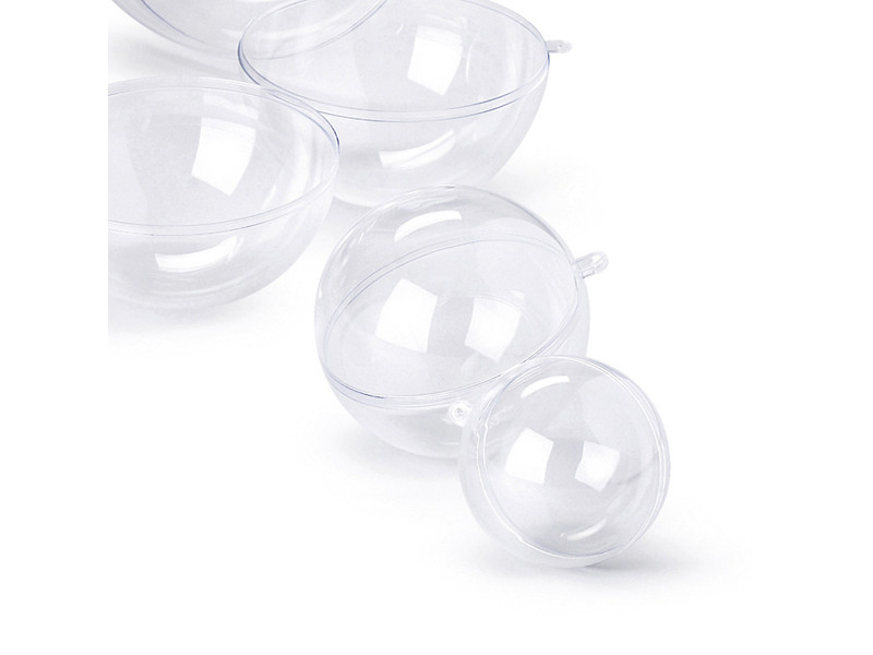 Sfera Apribile in Polistirene Riplast - 100 mm - 5064103 (Trasparente Conf. 24) Sfera Apribile in Polistirene Riplast - 100 mm - 5064103 (Trasparente Conf. 24)