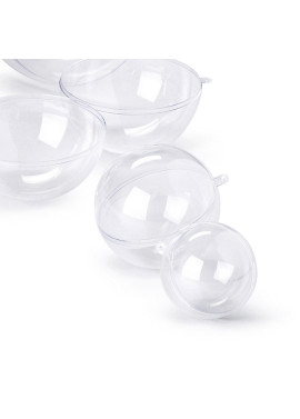 Sfera Apribile in Polistirene Riplast - 100 mm - 5064103 (Trasparente Conf. 24)