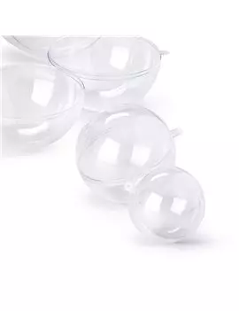 Sfera Apribile in Polistirene Riplast - 140 mm - 5064105 (Trasparente Conf. 12)