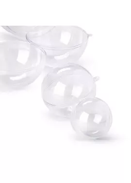 Sfera Apribile in Polistirene Riplast - 160 mm - 5064106 (Trasparente Conf. 6)